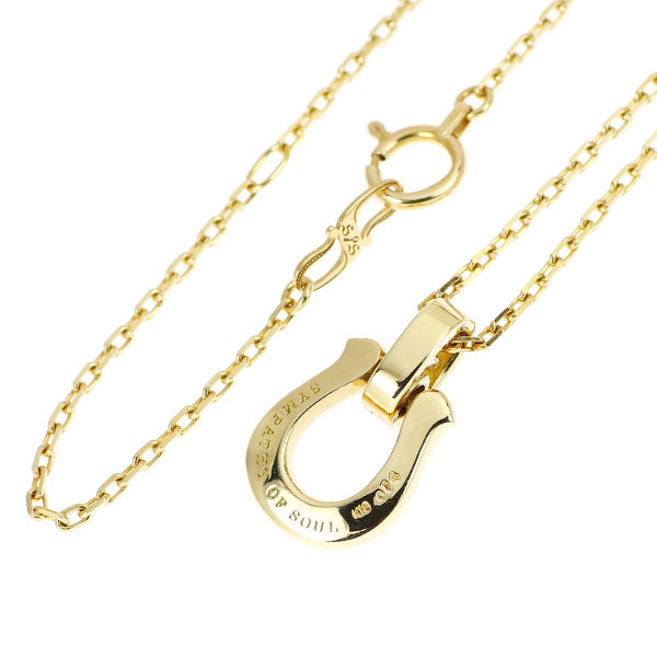 シンパシー オブ ソウル K18YG ダイヤモンド ペンダントネックレス 0.14ct 馬蹄