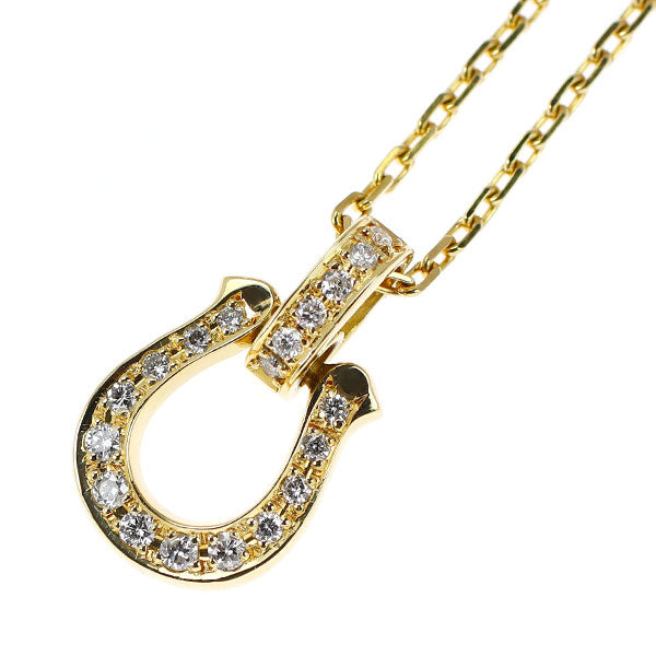 シンパシー オブ ソウル K18YG ダイヤモンド ペンダントネックレス 0.14ct 馬蹄