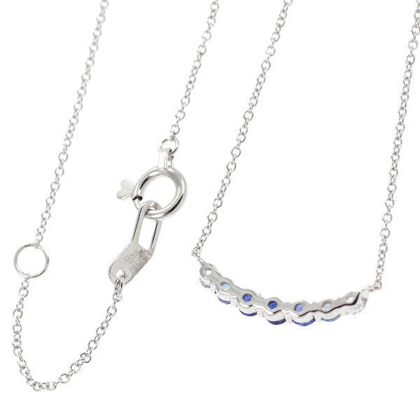 スタージュエリー K18WG サファイア ペンダントネックレス