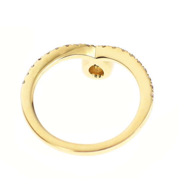 K18YG ダイヤモンド リング 0.19ct ピンキー