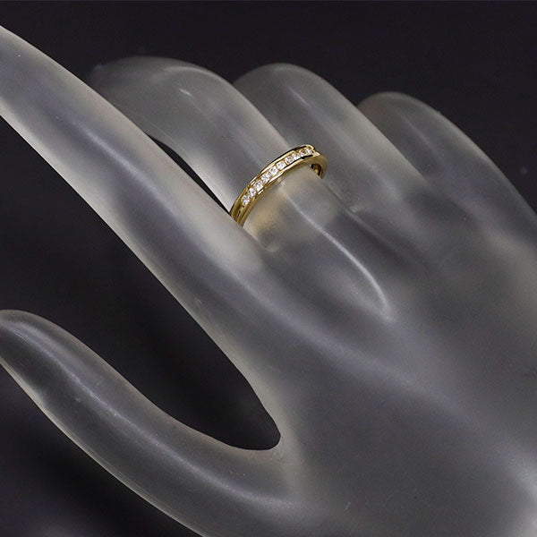 K18YG ダイヤモンド リング 0.11ct