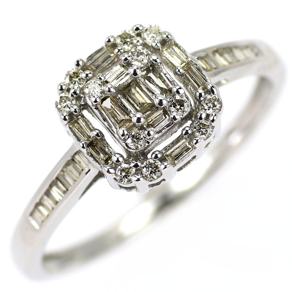 K18WG ダイヤモンド リング 0.30ct