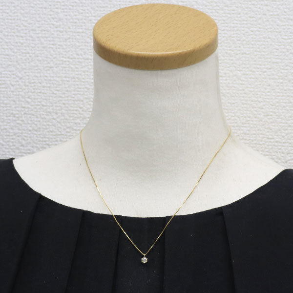 K18YG ダイヤモンド ペンダントネックレス 0.21ct