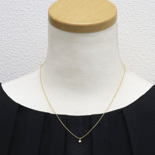 K14YG ダイヤモンド ペンダントネックレス