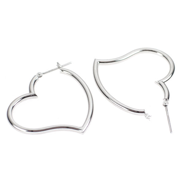 K14WG フープピアス　ハート K14WG フープ ピアス ハート — セルビーオンラインストア