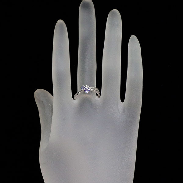 K14WG タンザナイト ダイヤモンド リング