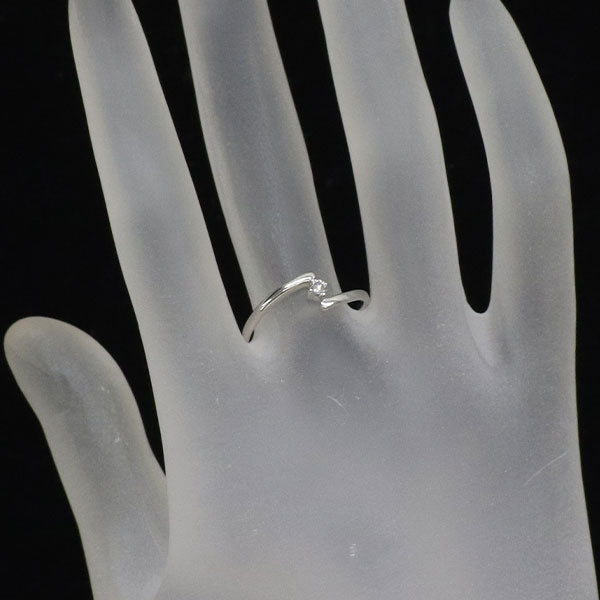 K10WG ダイヤモンド リング 0.07ct