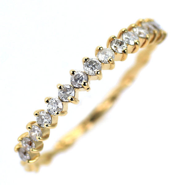 K10YG ダイヤモンド リング 0.21ct