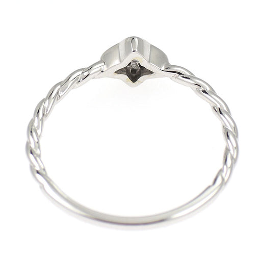 ホワイトグレーダイヤモンドリング K10WG ダイヤモンド リング 0.04ct — セルビーオンラインストア