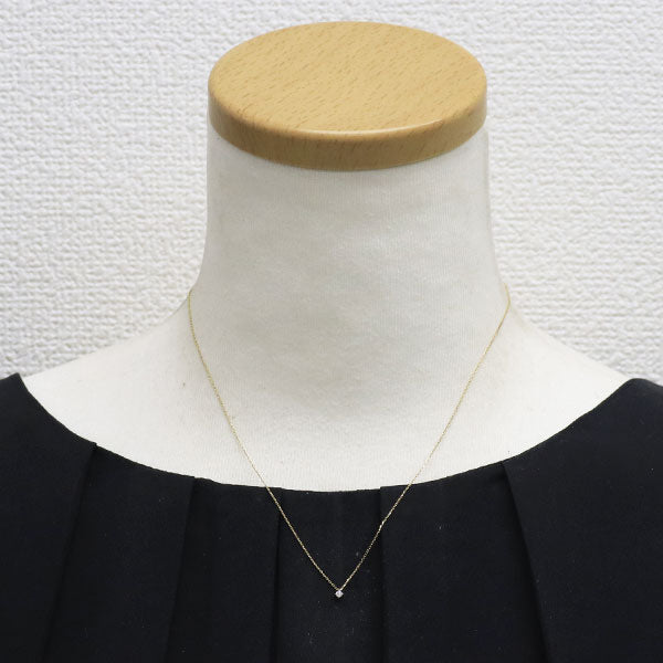 ete K10YG ダイヤモンド ペンダントネックレス