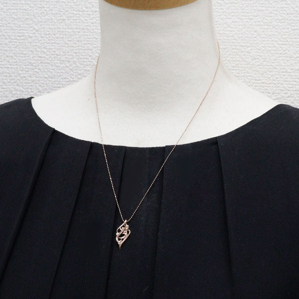 K10PG ダイヤモンド ペンダントネックレス 0.04ct