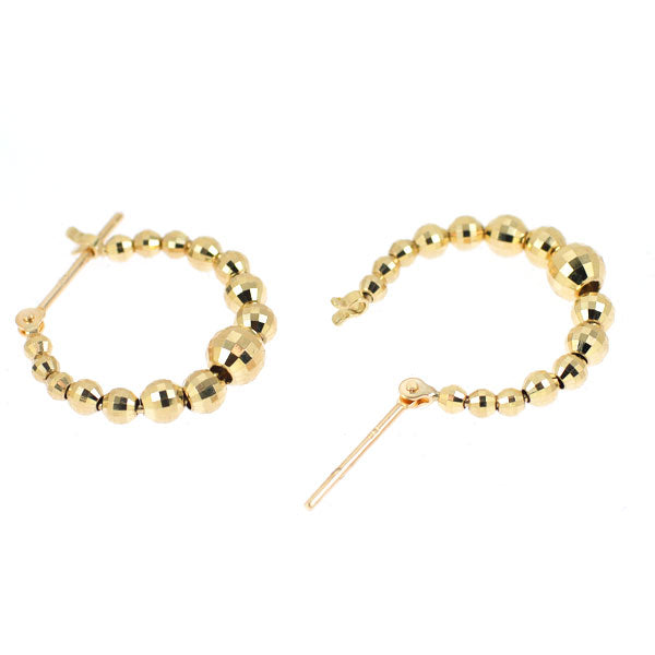 K10YG フープ ピアス K10YG デザインピアス フープ — セルビーオンラインストア