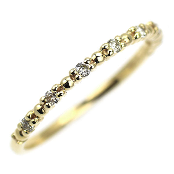 K10YG ダイヤモンド リング 0.09ct