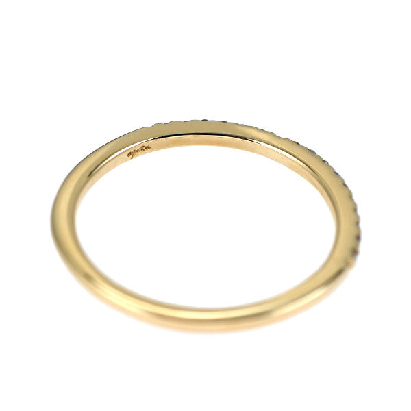 アガット K10YG ダイヤモンド リング 0.05ct ハーフエタニティ ピンキー