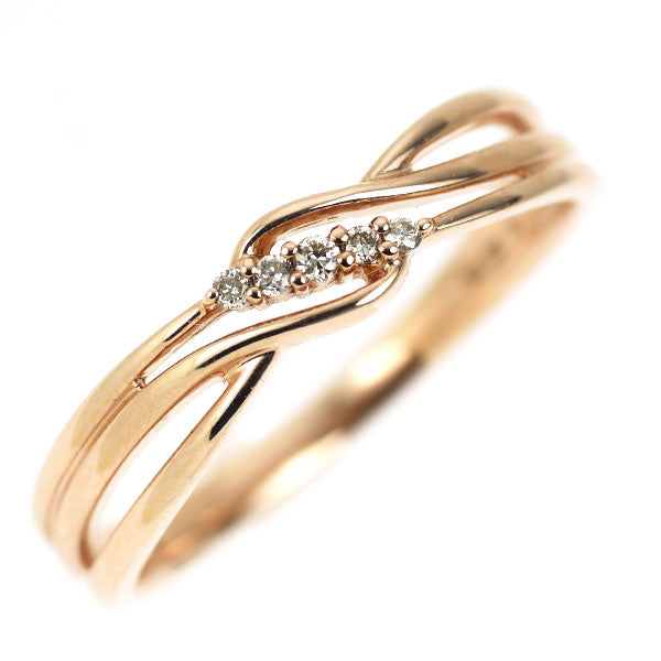 K10PG ダイヤモンド リング — セルビーオンラインストア