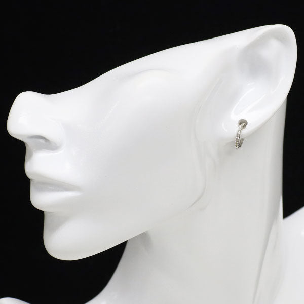 Pt950 ダイヤモンド フープ ピアス 0.20ct — セルビーオンラインストア