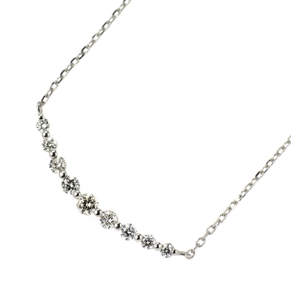 Pt850ダイヤ0.2ct 3ｇ ダイヤモンドプチネックレス Pt900 0.5ct Pt850 チェーン