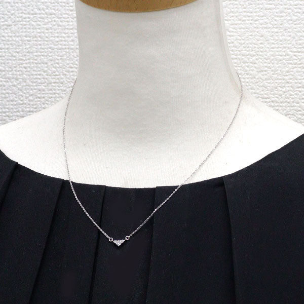 セイコー Pt900/ Pt850 ダイヤモンド ペンダントネックレス 0.16ct