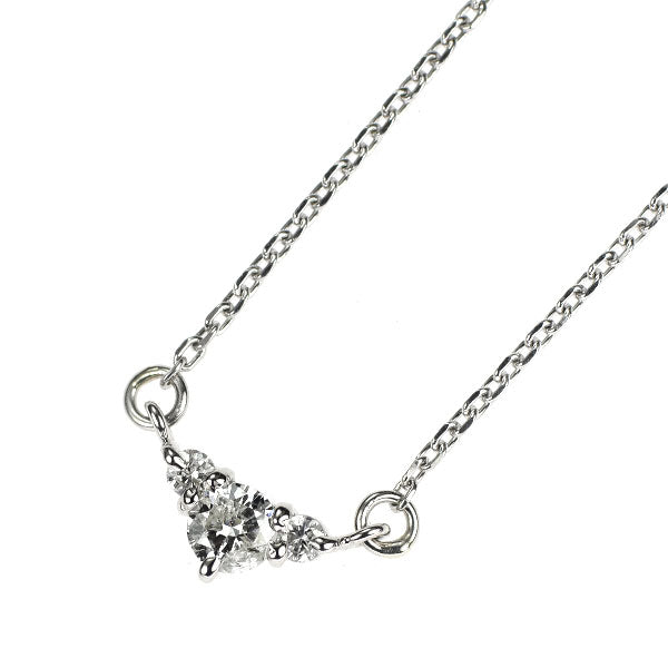 セイコー Pt900/ Pt850 ダイヤモンド ペンダントネックレス 0.16ct