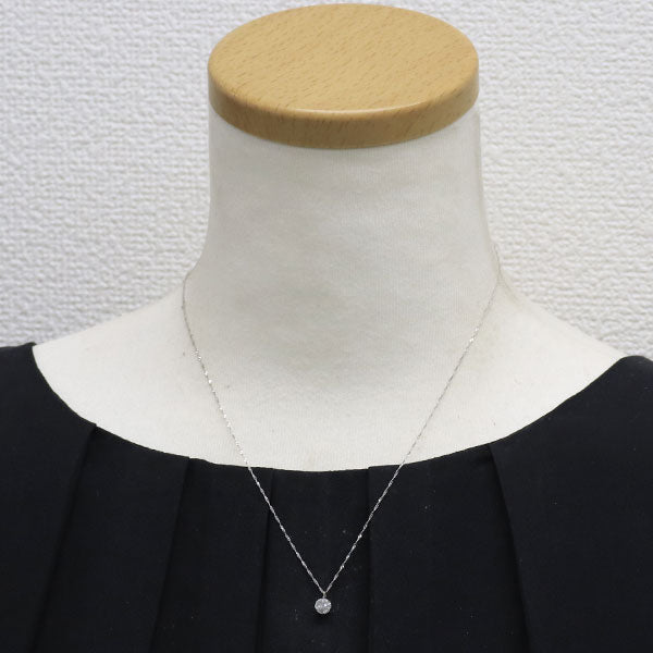 Pt999/ Pt850 ダイヤモンド ペンダントネックレス 0.50ct