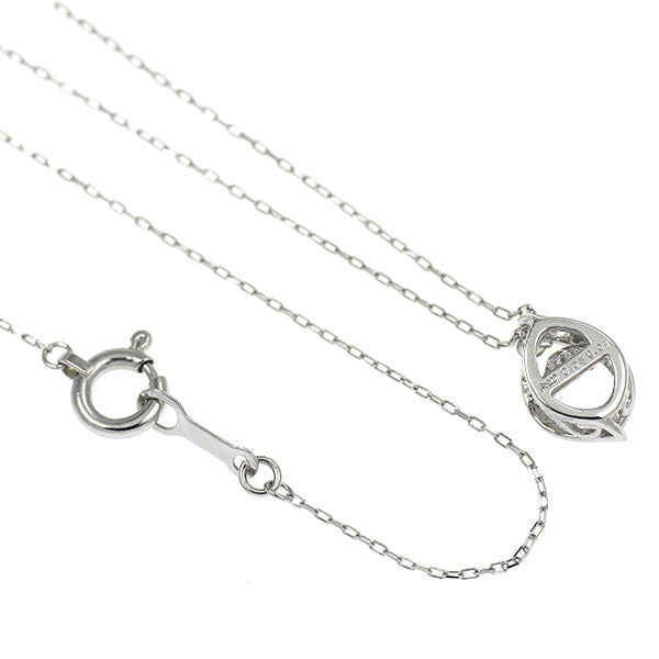 Pt900/ Pt850 ダイヤモンド ペンダントネックレス 0.05ct D0.01ct ダンシング