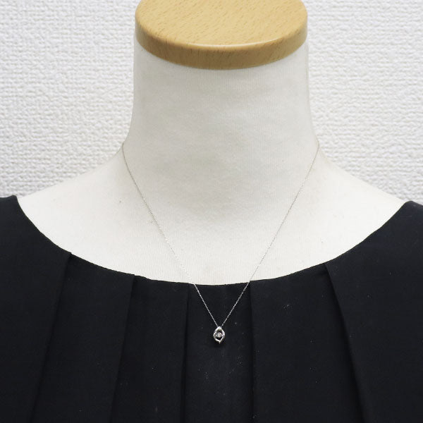 Pt900/ Pt850 ダイヤモンド ペンダントネックレス 0.05ct D0.01ct ダンシング