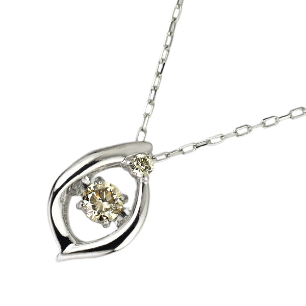 Pt900/ Pt850 ダイヤモンド ペンダントネックレス 0.05ct D0.01ct ダンシング