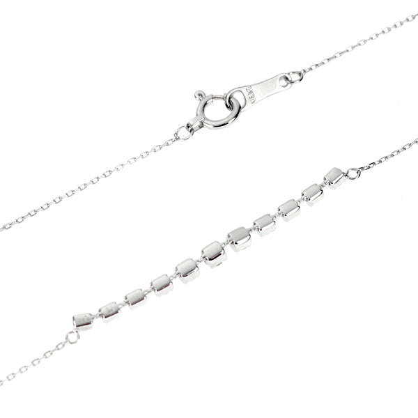K18WG ダイヤモンド ペンダントネックレス 0.30ct