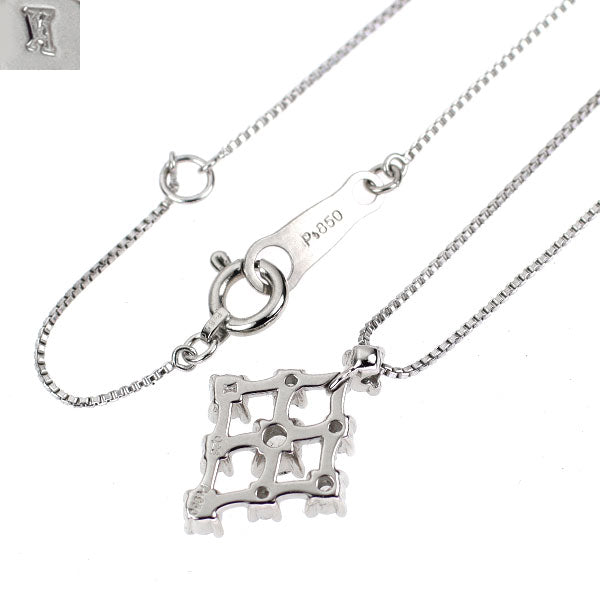 ヴァンドーム青山 Pt950/ Pt850 ダイヤモンド ペンダントネックレス 0.26ct