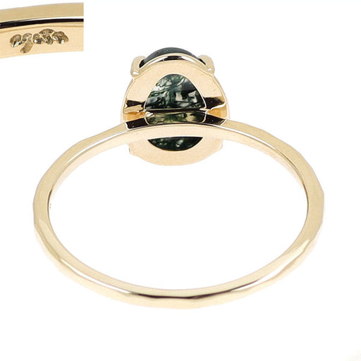 アガット K10YG モスアゲート リング — セルビーオンラインストア