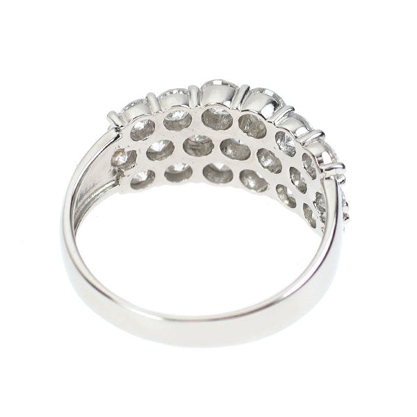 Pt900 ダイヤモンド リング 2.03ct パヴェ