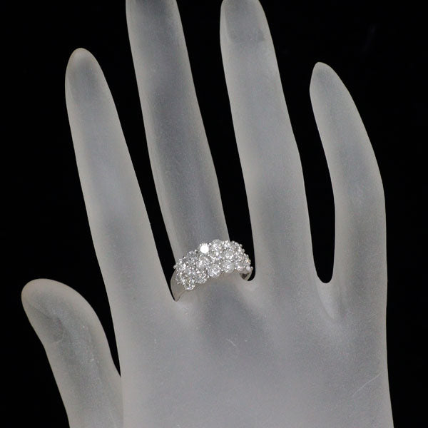 Pt900 ダイヤモンド リング 2.03ct パヴェ