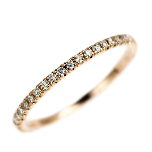 K18PG ダイヤモンド リング 0.20ct   フルエタニティ