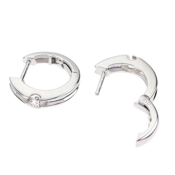 K18WG ダイヤモンド ピアス 0.24ct
