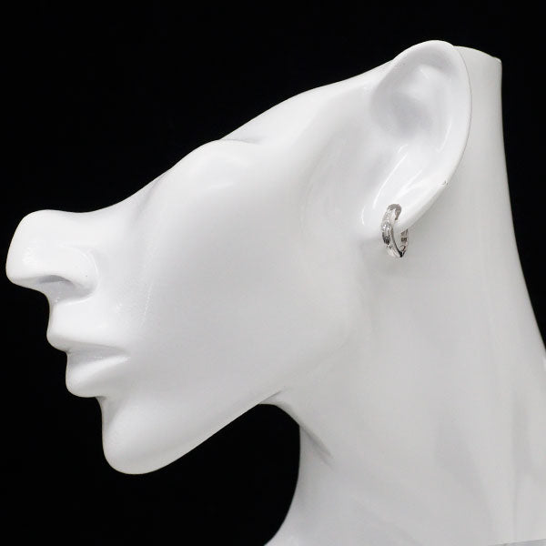 K18WG ダイヤモンド ピアス 0.24ct
