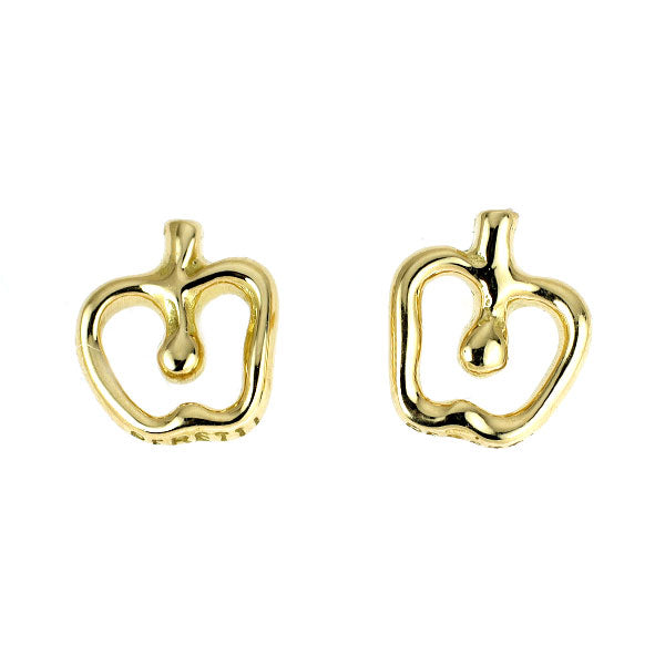 ティファニー K18YG ピアス アップル — セルビーオンラインストア