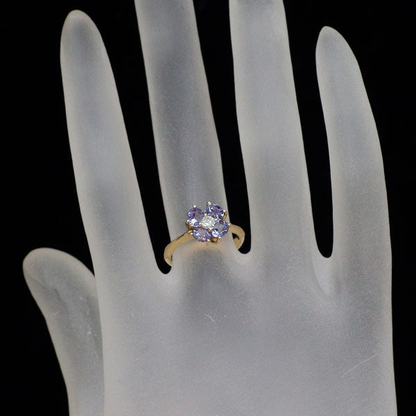 K18 タンザナイト　ダイヤモンド　リング detail-1_7f4e3b2c-0bb8-43eb-