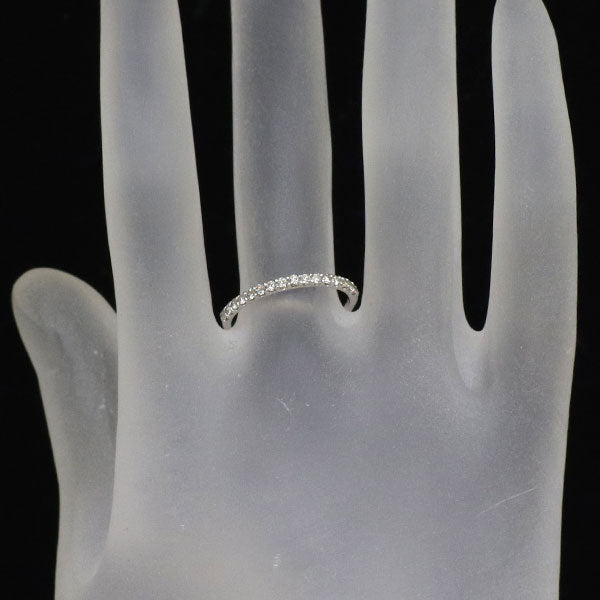 K18WG ダイヤモンド リング 0.22ct ハーフエタニティ