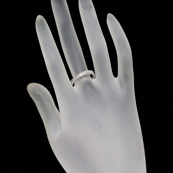 チャーミー K18WG ダイヤモンド リング 0.35ct セミエタニティ