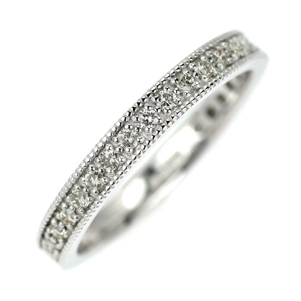 チャーミー K18WG ダイヤモンド リング 0.35ct セミエタニティ