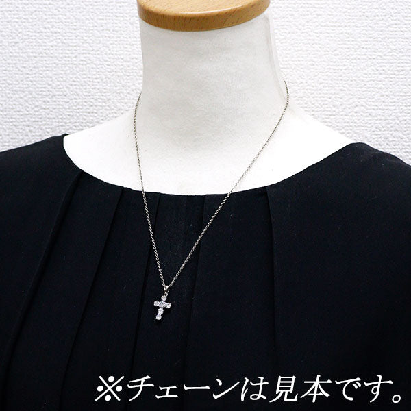 Pt900 ダイヤモンド ペンダントトップ 1.403ct クロス