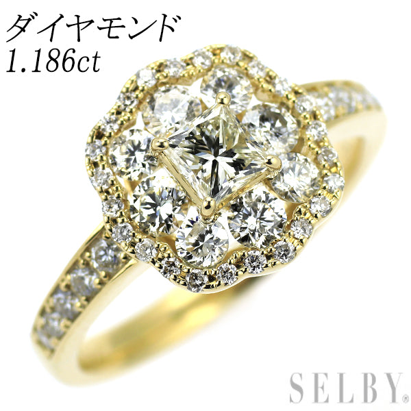 K18YG ダイヤモンド リング 1.186ct