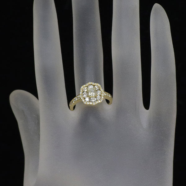 K18YG ダイヤモンド リング 1.186ct