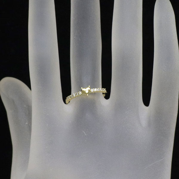 K18YG ダイヤモンド リング 0.12ct ハート