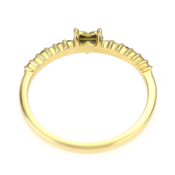 K18YG ダイヤモンド リング 0.12ct ハート