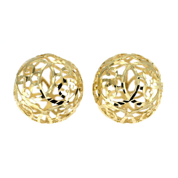 K18YG デザインピアス