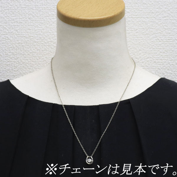 しなやか美麗^ ^K18WG ブラックダイヤ 編み込みペントップ しなやか美麗^ ^K18WG ブラックダイヤ 編み込みペントップ