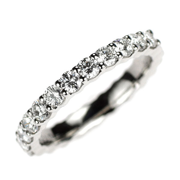 スタージュエリー Pt950 ダイヤモンド リング 0.48ct ハーフエタニティ
