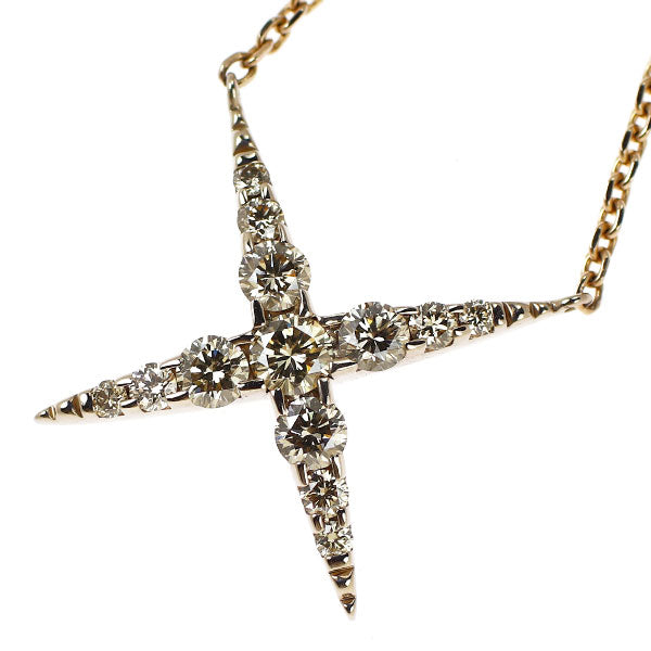 カシケイ K18BG ブラウンダイヤモンド ペンダントネックレス 1.00ct ネイキッド