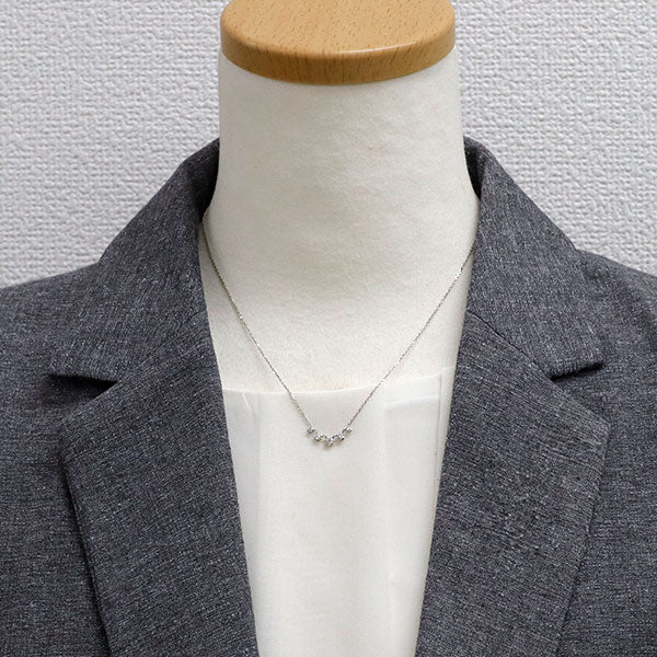 ヴァンドーム青山 Pt950/ Pt850 ダイヤモンド ペンダントネックレス 0.17ct